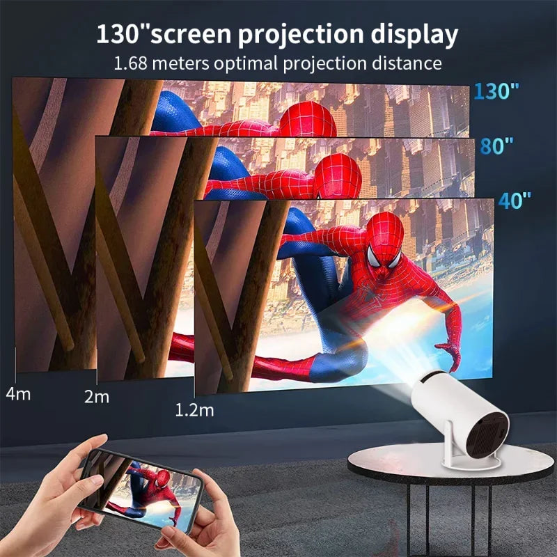 Smart Portable Projector Android 11 4K Video  Home Theater